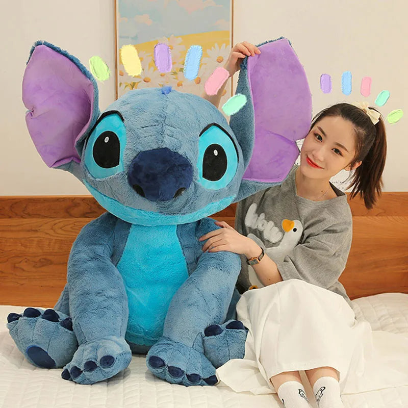 Disney Stitch Plush: Adorable Sitting Doll & Comfort Pillow for Kids