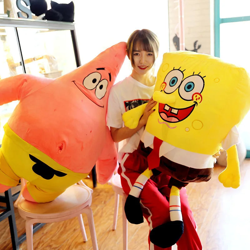 SpongeBob & Friends Plush Dolls - Kawaii Cartoon Toys, Perfect Christmas Gift!