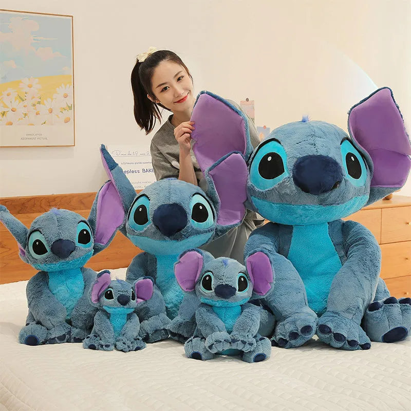 Disney Stitch Plush: Adorable Sitting Doll & Comfort Pillow for Kids