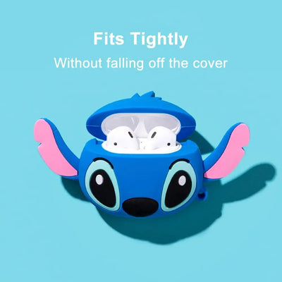 Stitch Silicone Earphone Case: Adorable Protection for AirPods 1-4 & Pro Models