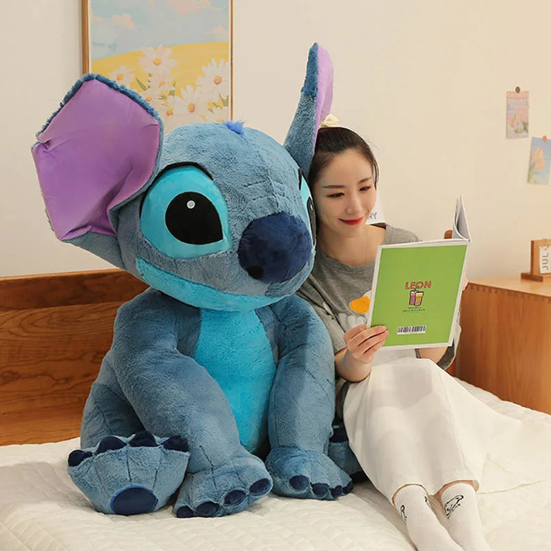 Disney Stitch Plush: Adorable Sitting Doll & Comfort Pillow for Kids