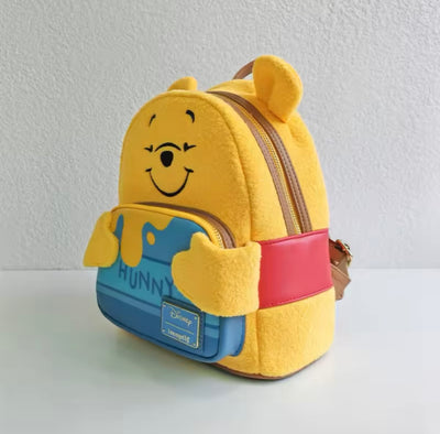 Disney Winnie the Pooh Embroidered Backpack by Loungefly – Cute Summer Travel Bag with Laptop Compartment – Perfect Gift