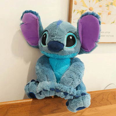 Disney Stitch Plush: Adorable Sitting Doll & Comfort Pillow for Kids